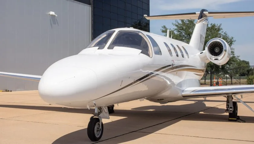 Exterior view of a 2002 Cessna Citation CJ1 525-0490, N31SP.