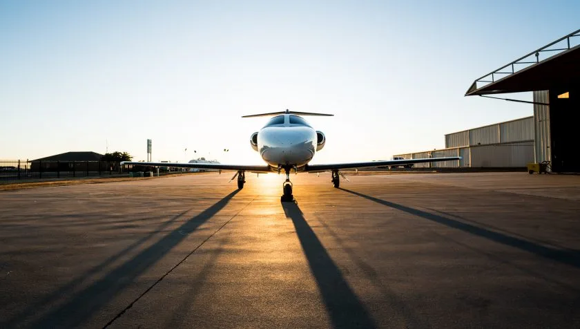 Exterior view of a 2007 Cessna Citation Mustang 510-0020, N24329.