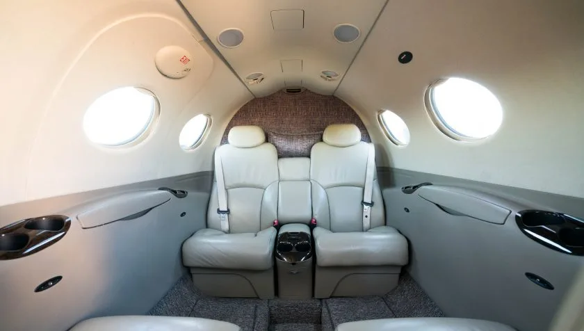 Cabin interior of a 2007 Cessna Citation Mustang 510-0020.