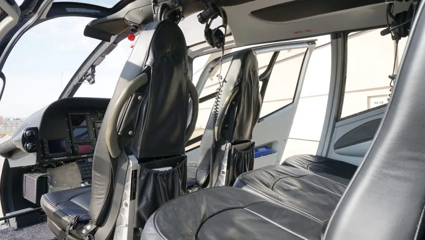Cabin interior of a 2007 Eurocopter EC120B 1494.