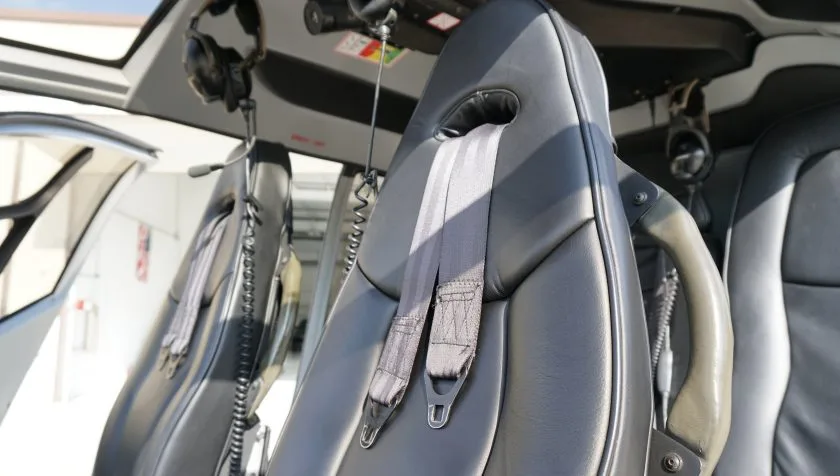 Cockpit and instrument panel of a 2007 Eurocopter EC120B 1494.
