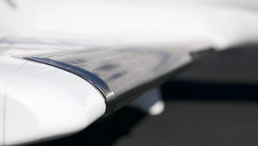 Engine detail of a 2010 Cessna Citation Mustang 510-0305.