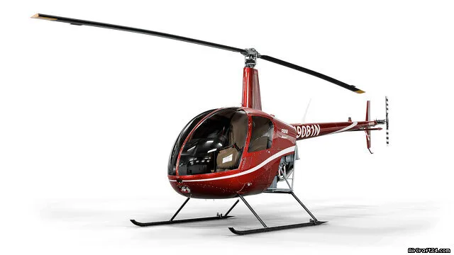 Marketing image of a 2026 Robinson R22.