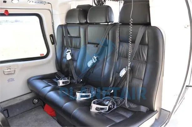 Cabin interior of a 2006 Agusta Westland A109E Power.