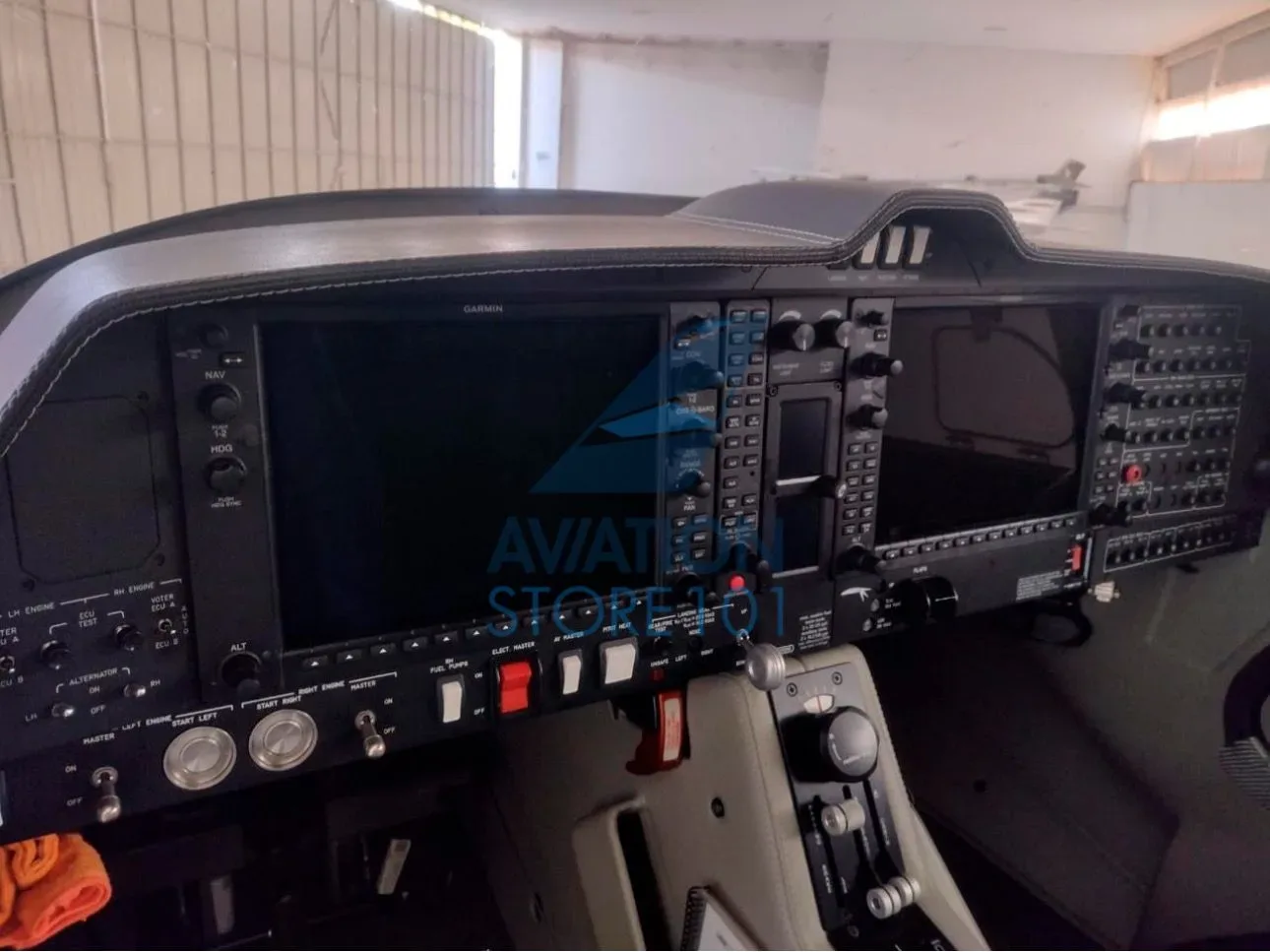 Avionics suite of a 2018 Diamond DA62.