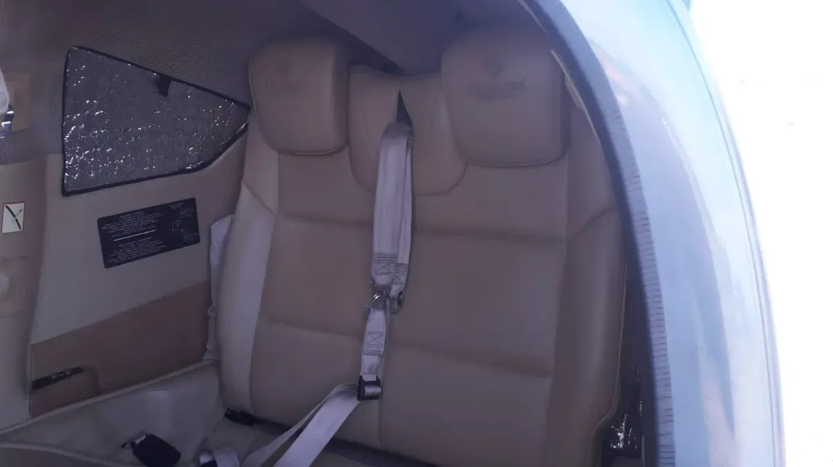 Cabin interior of a 2019 Diamond DA62.