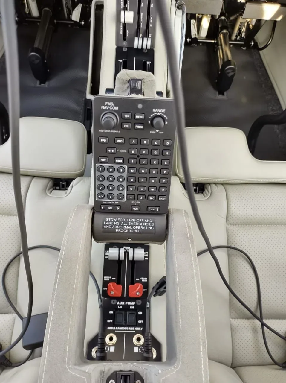 Avionics suite of a 2020 Diamond DA62.