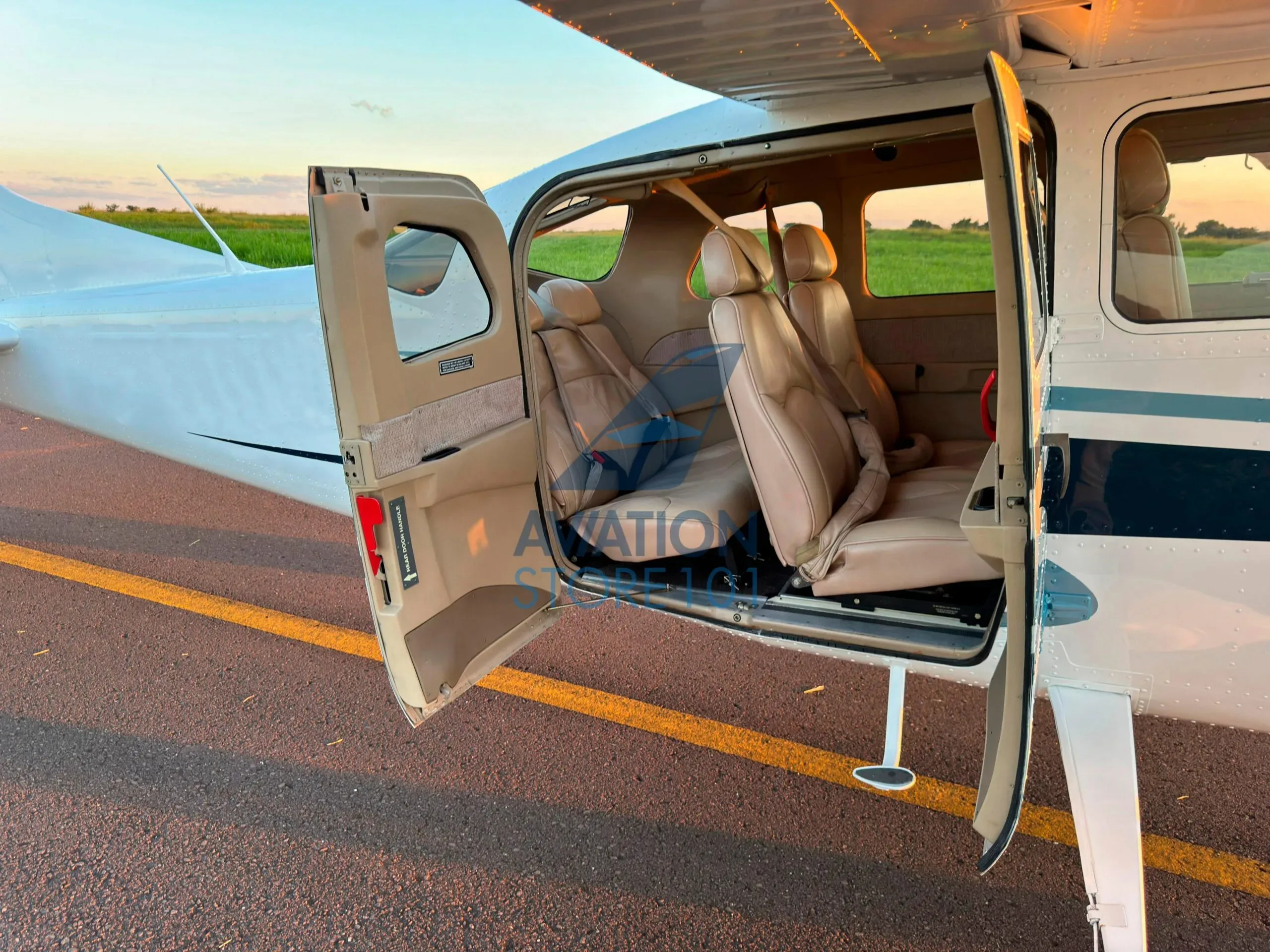 Exterior view of a 2007 Cessna 206H.