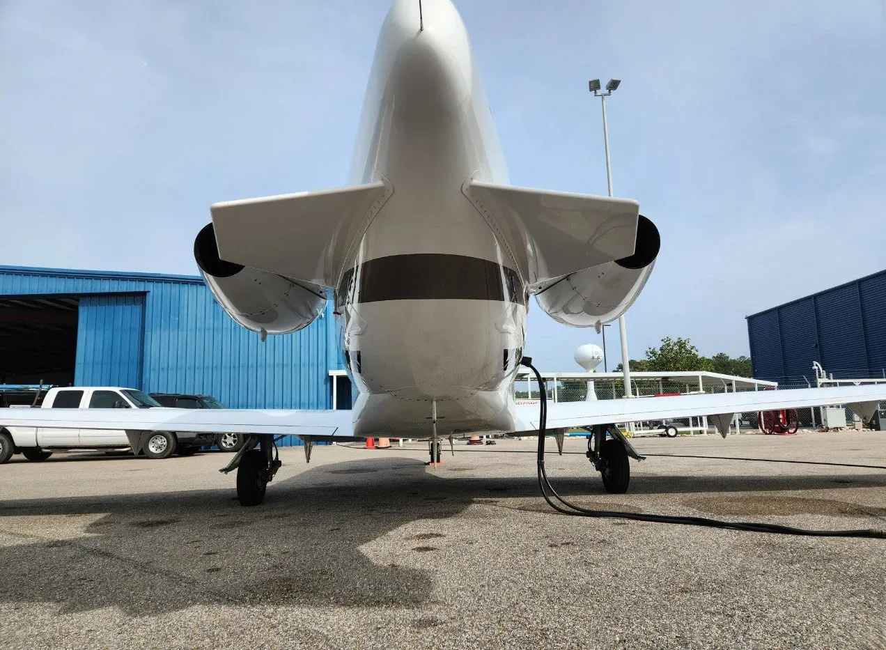 Exterior view of a 2007 Cessna 510 Citation Mustang.