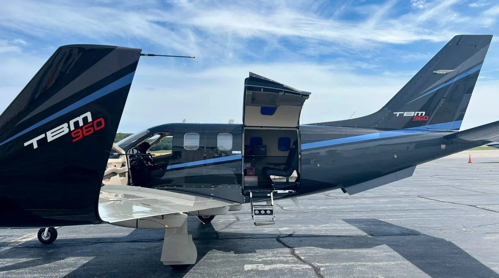 Exterior view of a 2023 Daher TBM 960.