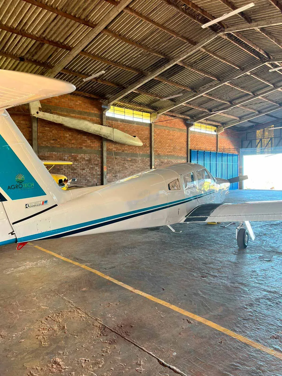 Exterior view of a 1980 Embraer EMB 711T Corisco.