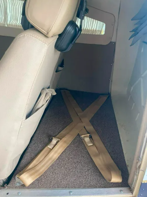 Cabin interior of a 1980 Embraer Seneca II EMB-810C.