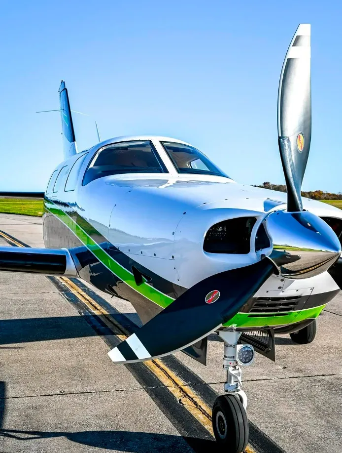 Exterior view of a 2017 Piper M350.
