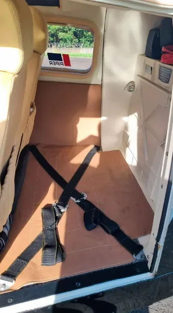 Cabin interior of a 1999 Piper Saratoga ll TC.