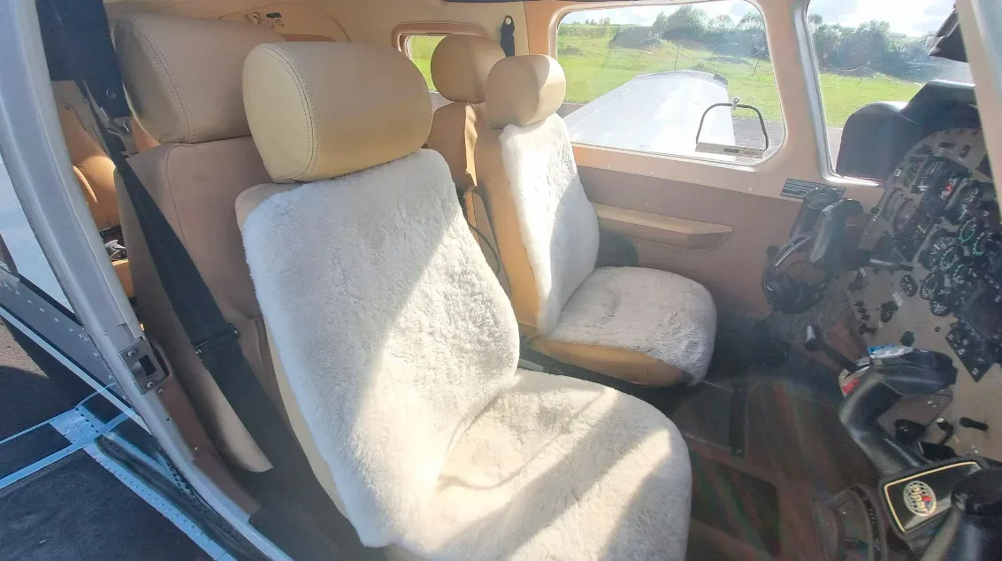 Cabin interior of a 1999 Piper Saratoga ll TC.