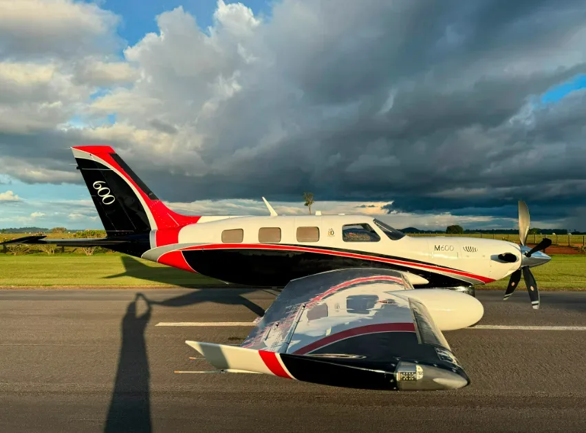 Exterior view of a 2017 Piper M600.