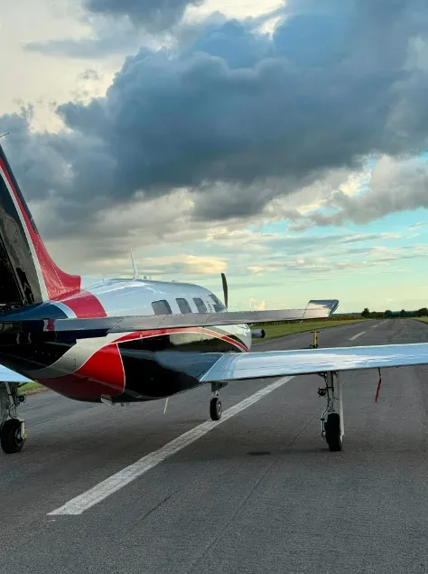 Exterior view of a 2017 Piper M600.