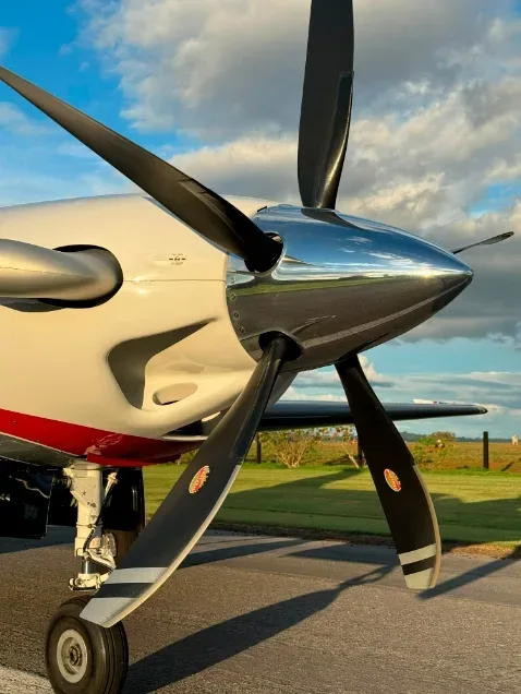 Exterior view of a 2017 Piper M600.