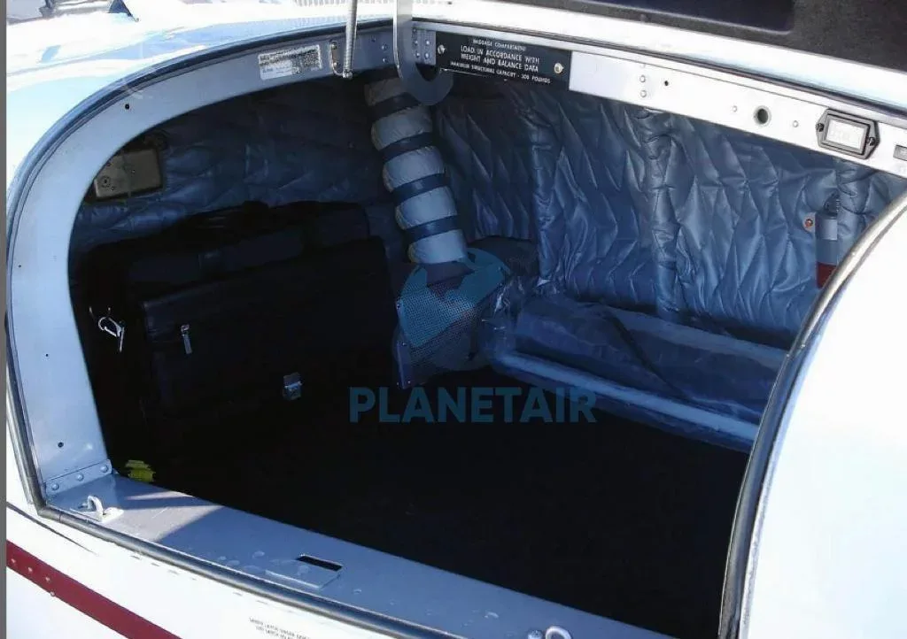 Cabin interior of a 2007 Beechcraft Baron G58.