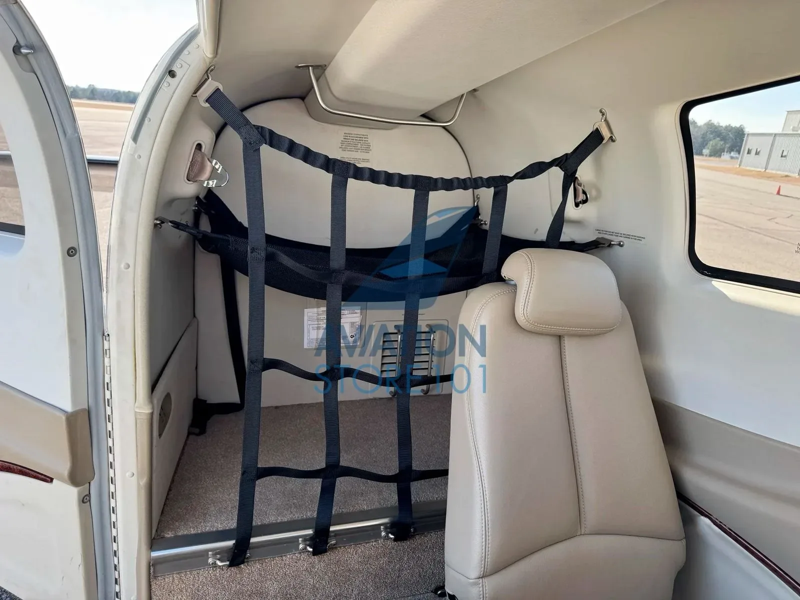 Cabin interior of a 2016 Beechcraft Baron G58.