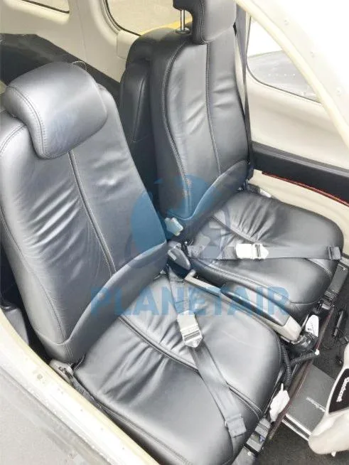 Cabin interior of a 2017 Beechcraft Baron G58.