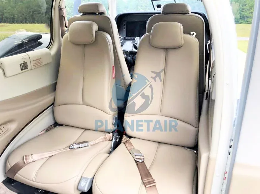 Cabin interior of a 2019 Beechcraft Baron G58.