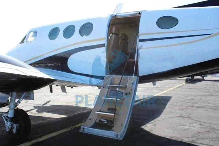 Exterior view of a 2015 Beechcraft King Air C90.