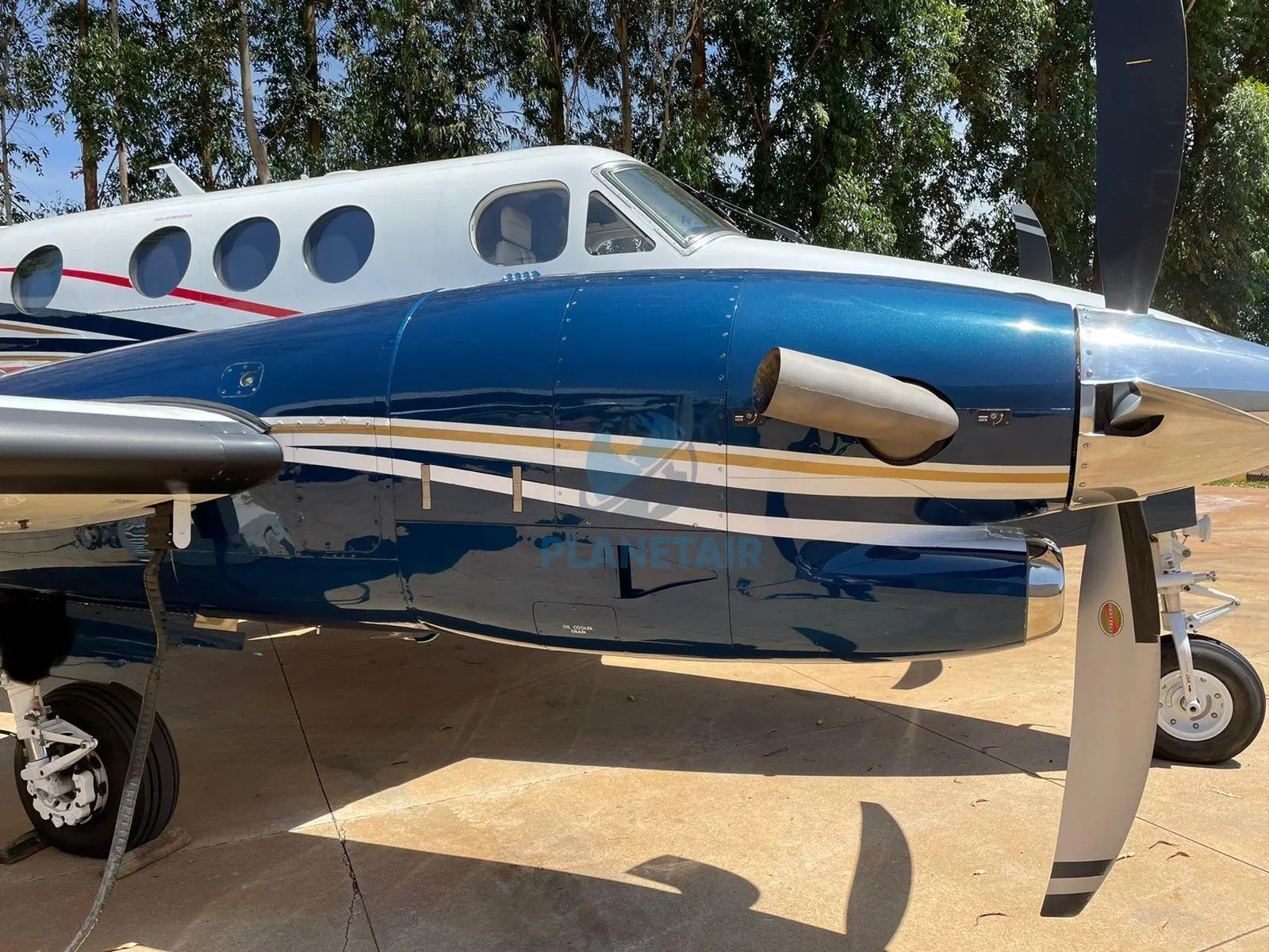 Exterior view of a 2016 Beechcraft King Air C90GTX.