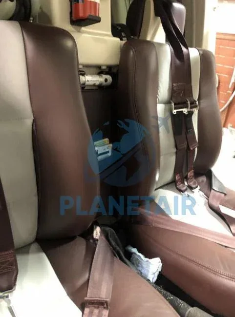 Cabin interior of a 2005 Bell 407.