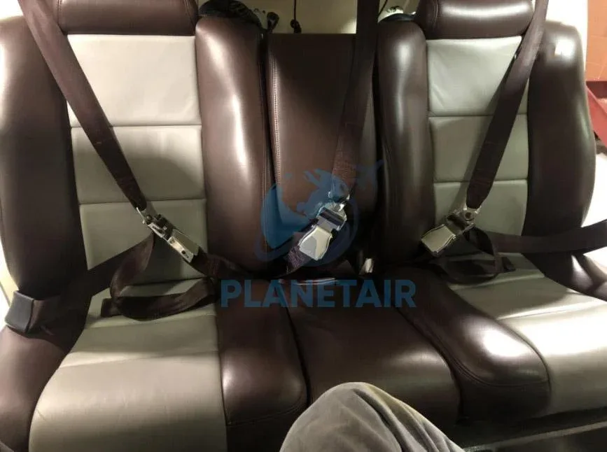 Cabin interior of a 2005 Bell 407.