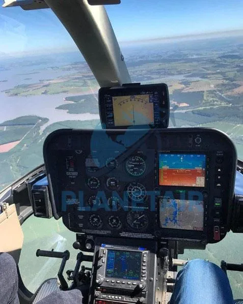 Avionics suite of a 2010 Bell 407.