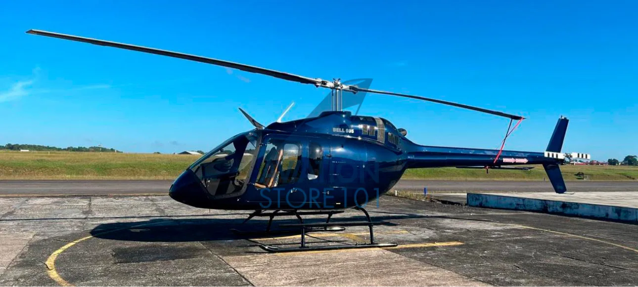 Exterior view of a 2022 Bell 505 Jet Ranger X.