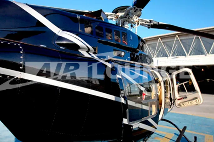 Exterior view of a 2004 Bell Helicopter 407.