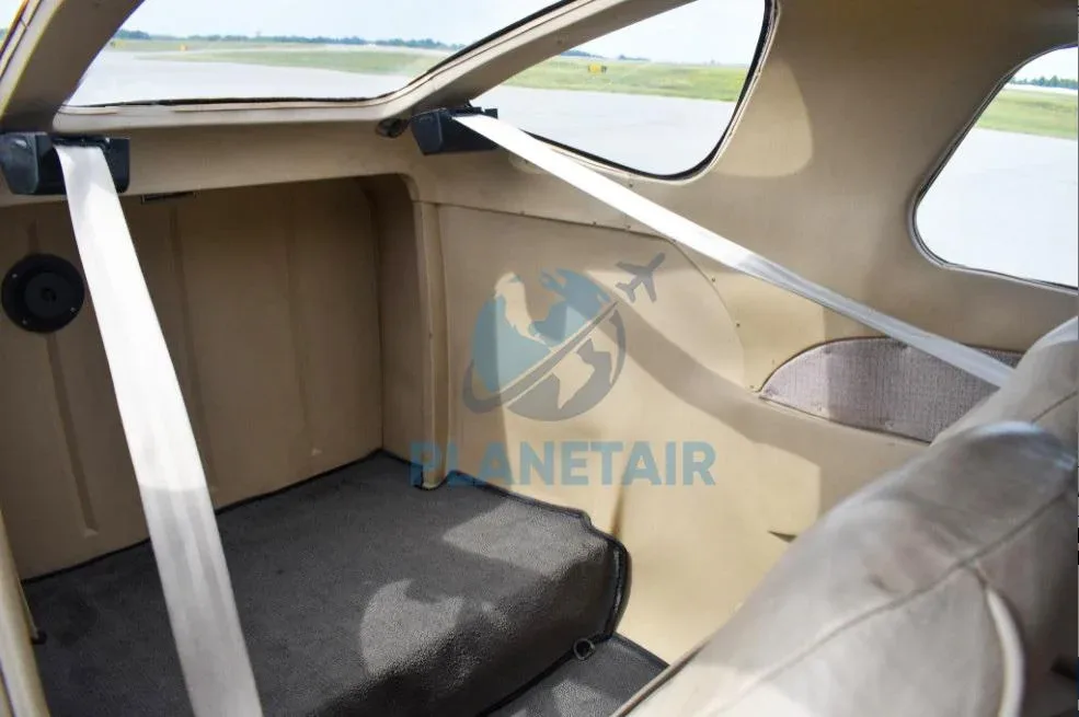 Cabin interior of a 2006 Cessna 206H Stationair.