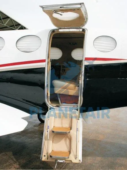 Exterior view of a 1977 Cessna 340A.