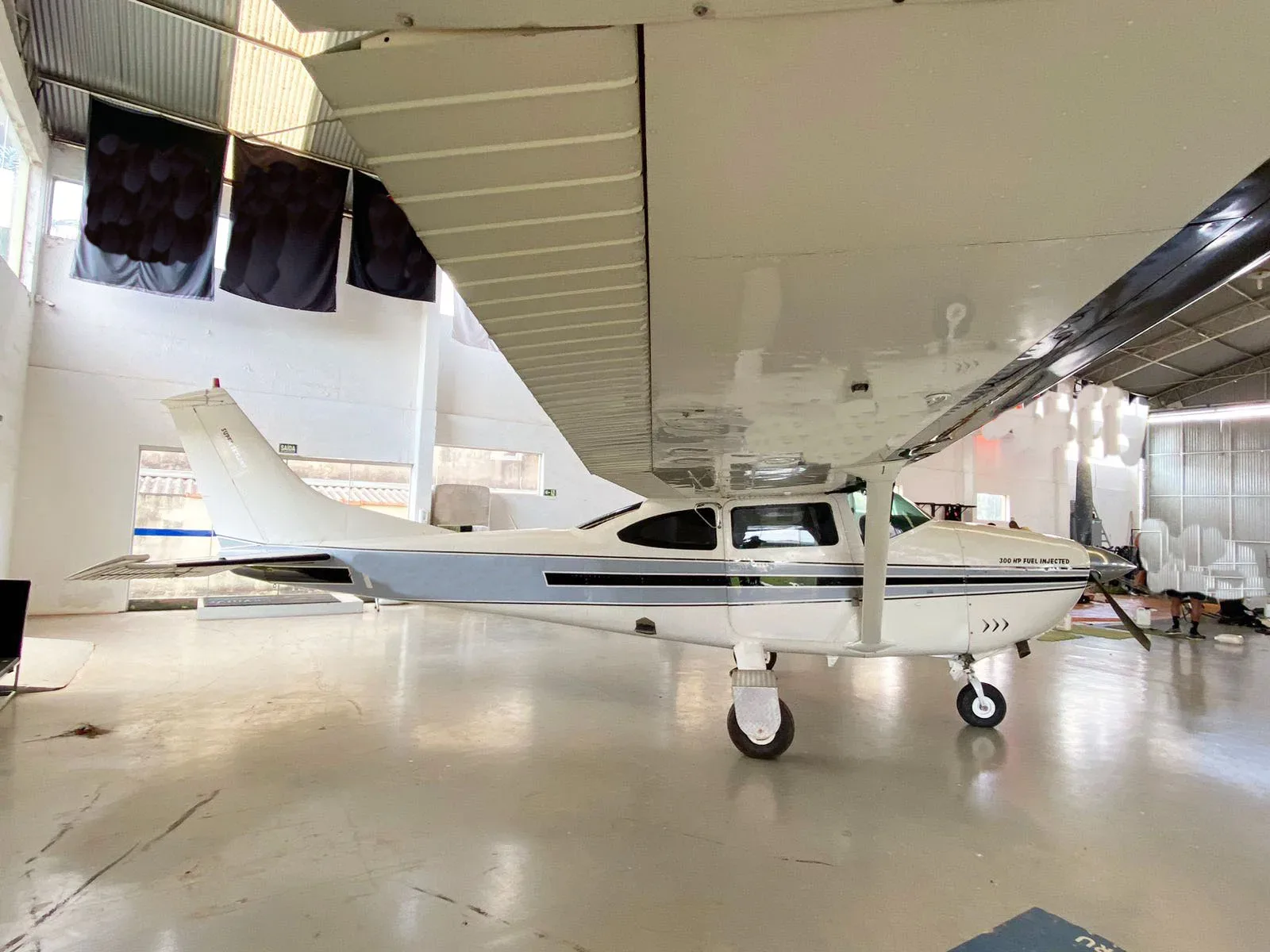 Exterior view of a 1967 Cessna Aircraft 182K.