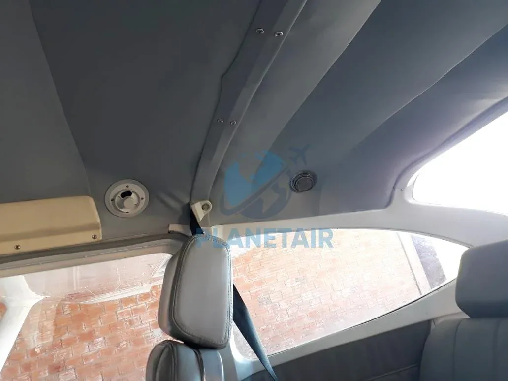 Cabin interior of a 1972 Cessna Aircraft 182P Skylane.