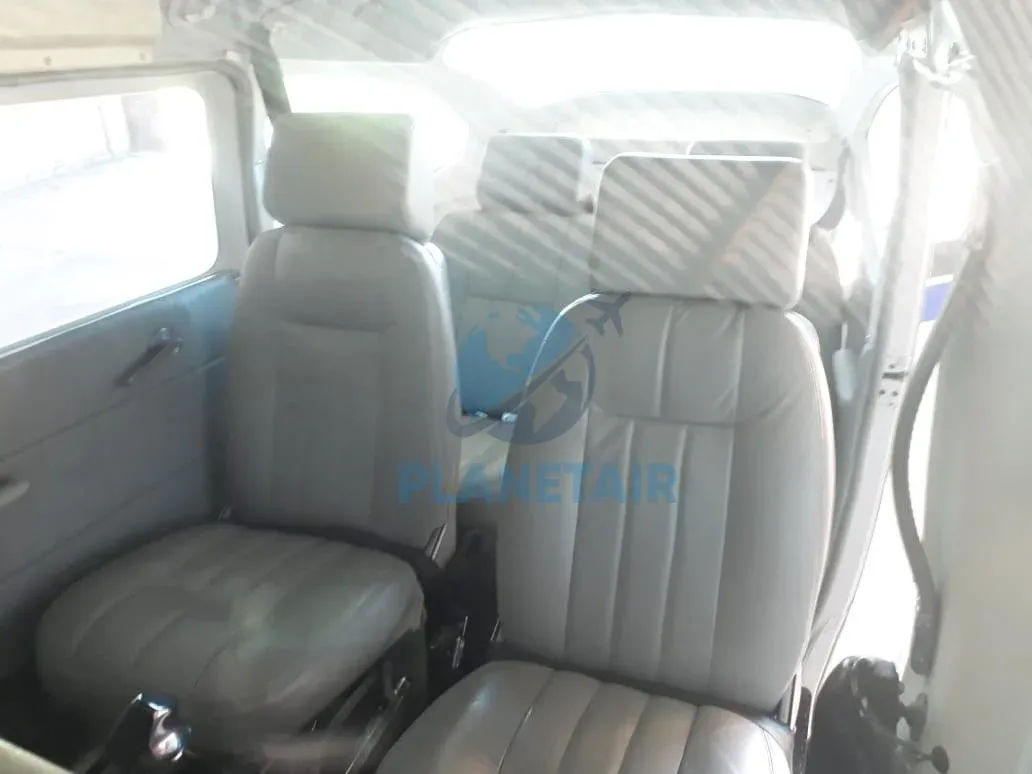 Cabin interior of a 1972 Cessna Aircraft 182P Skylane.