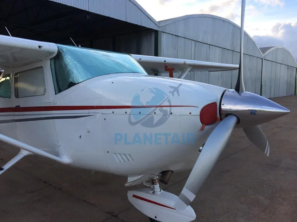 Exterior view of a 1974 Cessna Aircraft 182P Skylane.