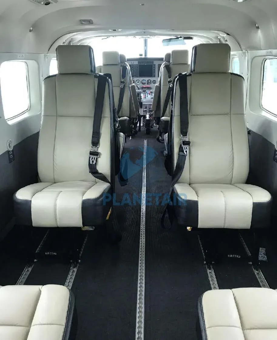 Cabin interior of a 2015 Cessna CARAVAN EX AMPHIBIAN 208B.