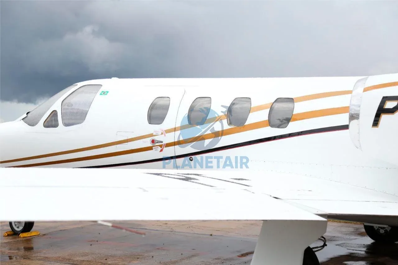 Exterior view of a 1977 Cessna Citation I 500.