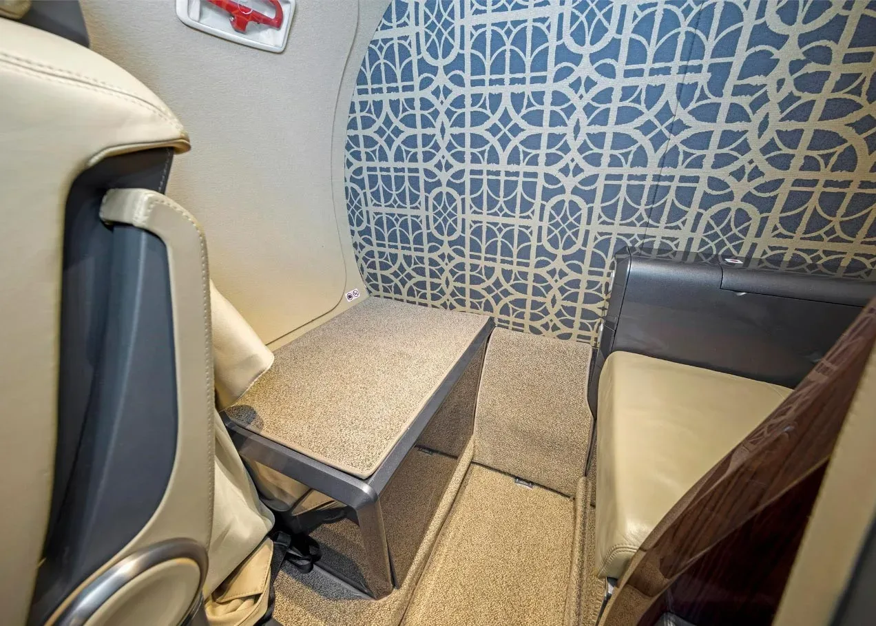 Cabin interior of a 2015 Cessna Citation M2.