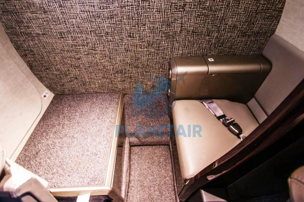 Cabin interior of a 2019 Cessna Citation M2.