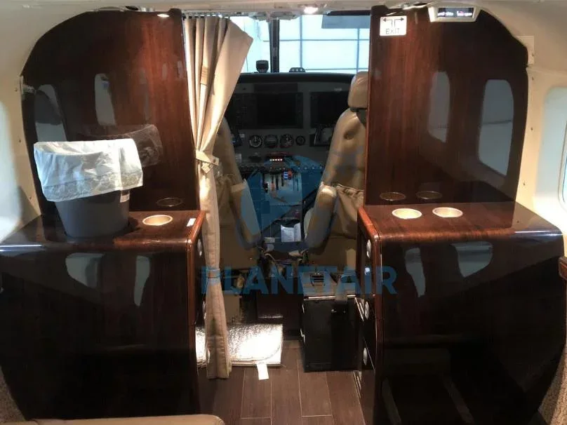 Cabin interior of a 2013 Cessna Grand Caravan EX.