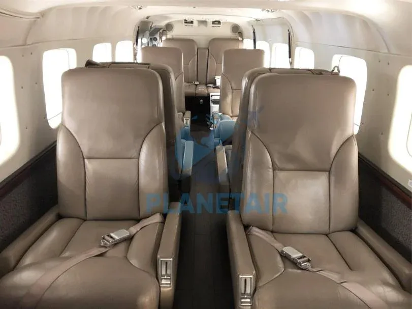 Cabin interior of a 2013 Cessna Grand Caravan EX.