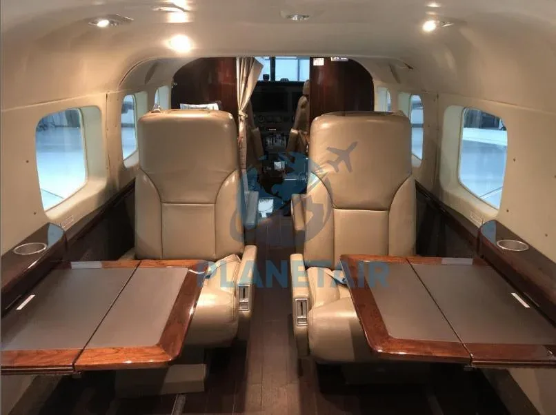 Cabin interior of a 2013 Cessna Grand Caravan EX.