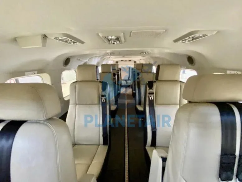 Cabin interior of a 2015 Cessna Grand Caravan EX.