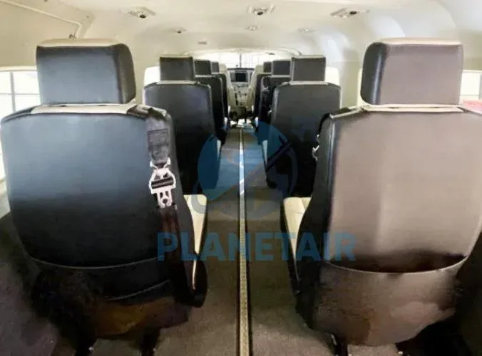 Cabin interior of a 2015 Cessna Grand Caravan EX.