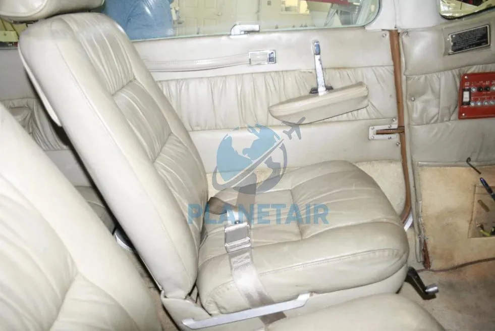 Cabin interior of a 1979 Cessna R182RG SKYLANE.