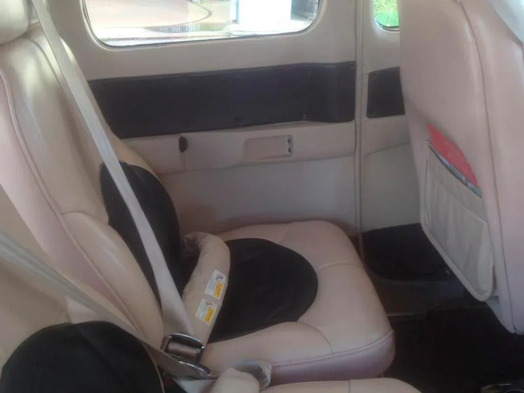 Cabin interior of a 2010 Cessna T206H Stationair.